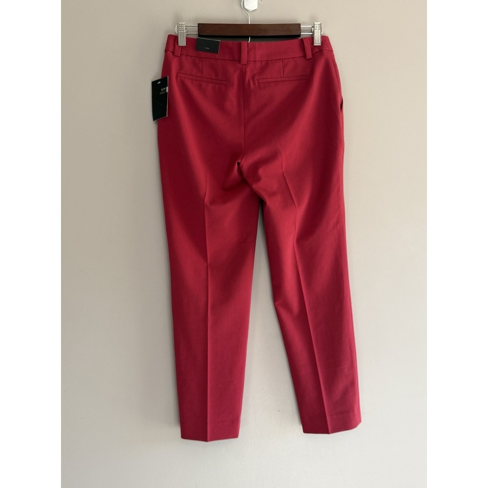 The Limited Slim Ankle Pants Red Office Career Dressy Classic Business 2 Petite - Picture 6 of 16